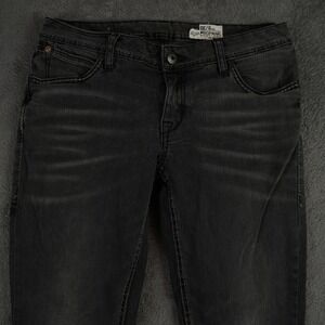 Fox Racing‎ Propane Boot Cut Jeans Womens 31/33 Black Low Rise Denim
